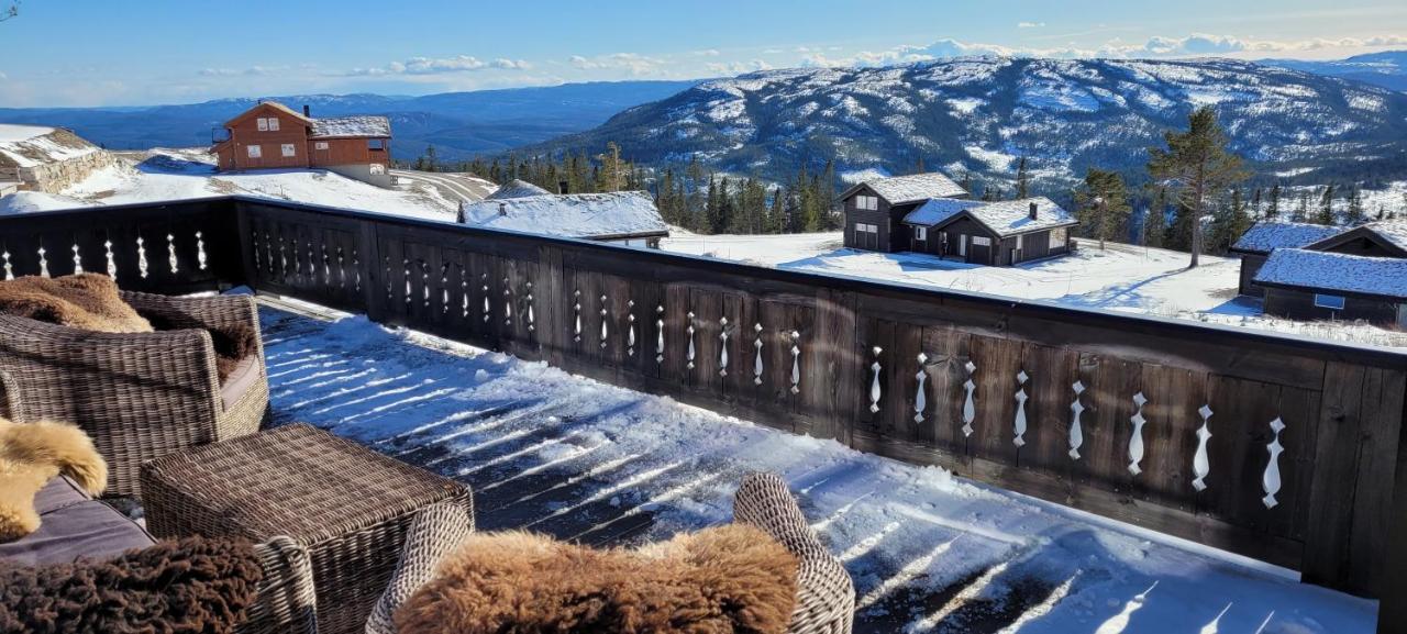 Wonderful Cabin With Amazing Mountain - View Lifjell Luaran gambar