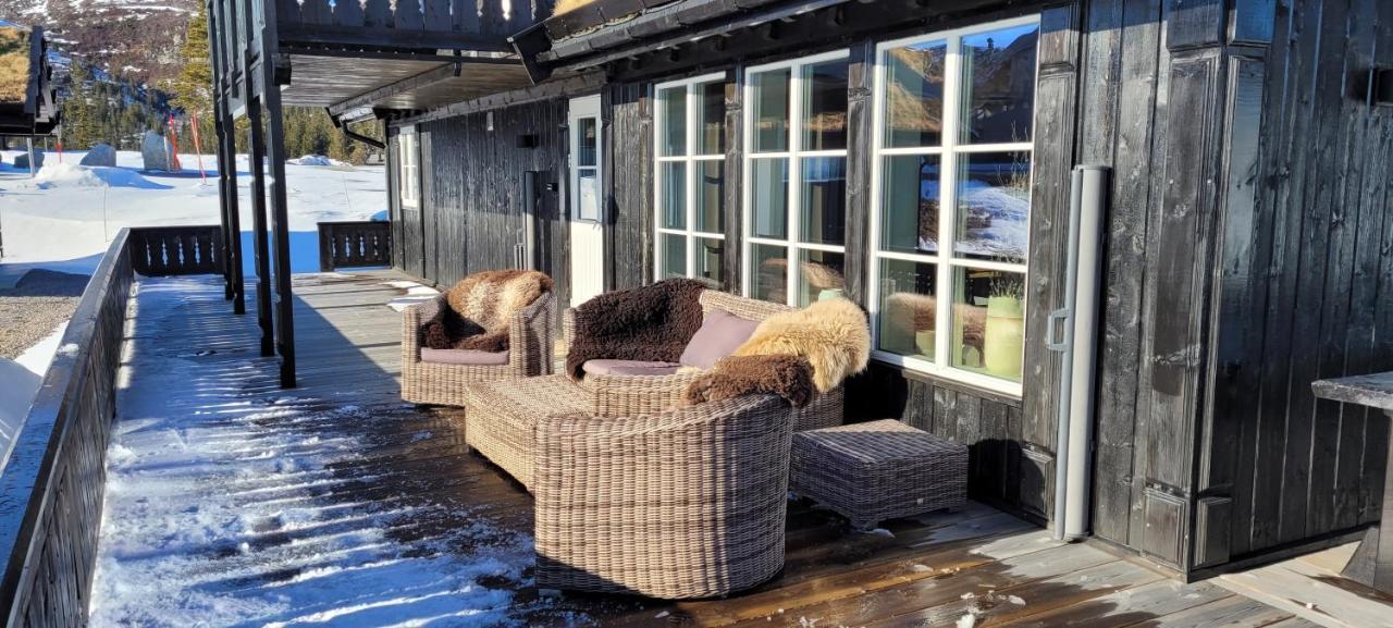 Wonderful Cabin With Amazing Mountain - View Lifjell Luaran gambar